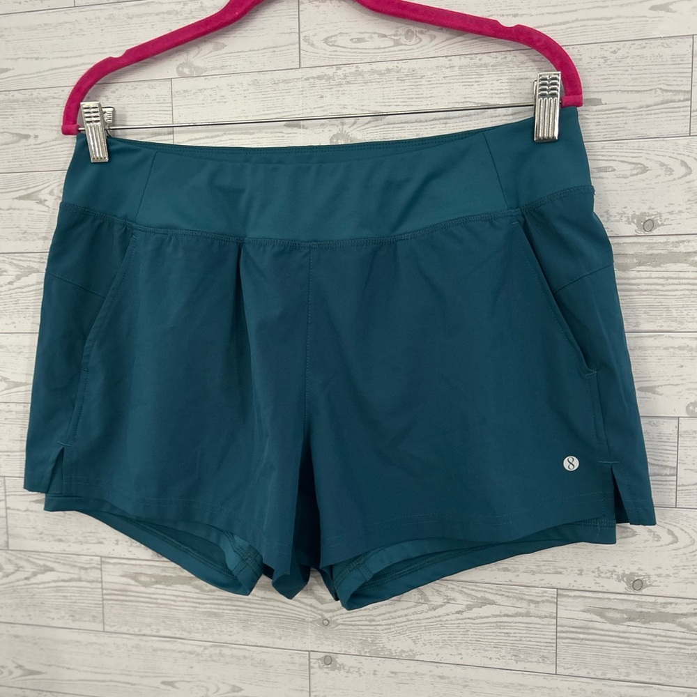 Lululemon Teal Layers Shorts Large